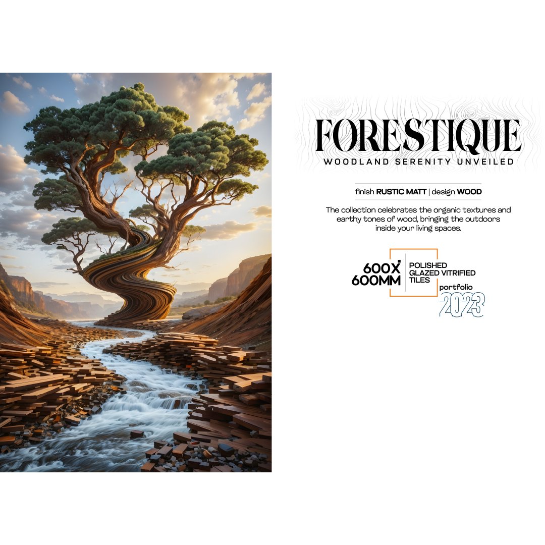 Forestique (Rustic Matt Wood)